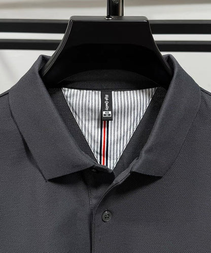 100% pure cotton new high-end brand men's short sleeved polo shirt summer fashion boutique crown badge golf top casual T-shirt
