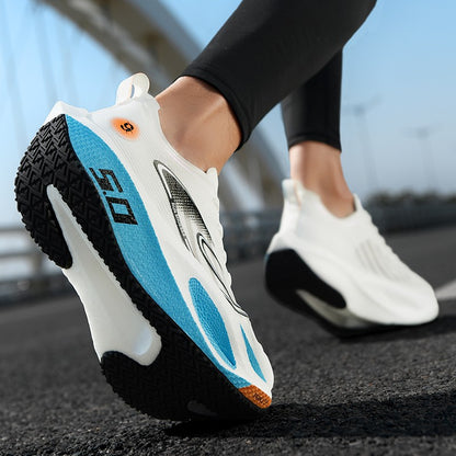 Novos Tênis de Corrida Esportivos da Moda, Tênis Esportivos Confortáveis e Respiráveis para Homens e Mulheres, Tênis de Caminhada ao Ar Livre 10