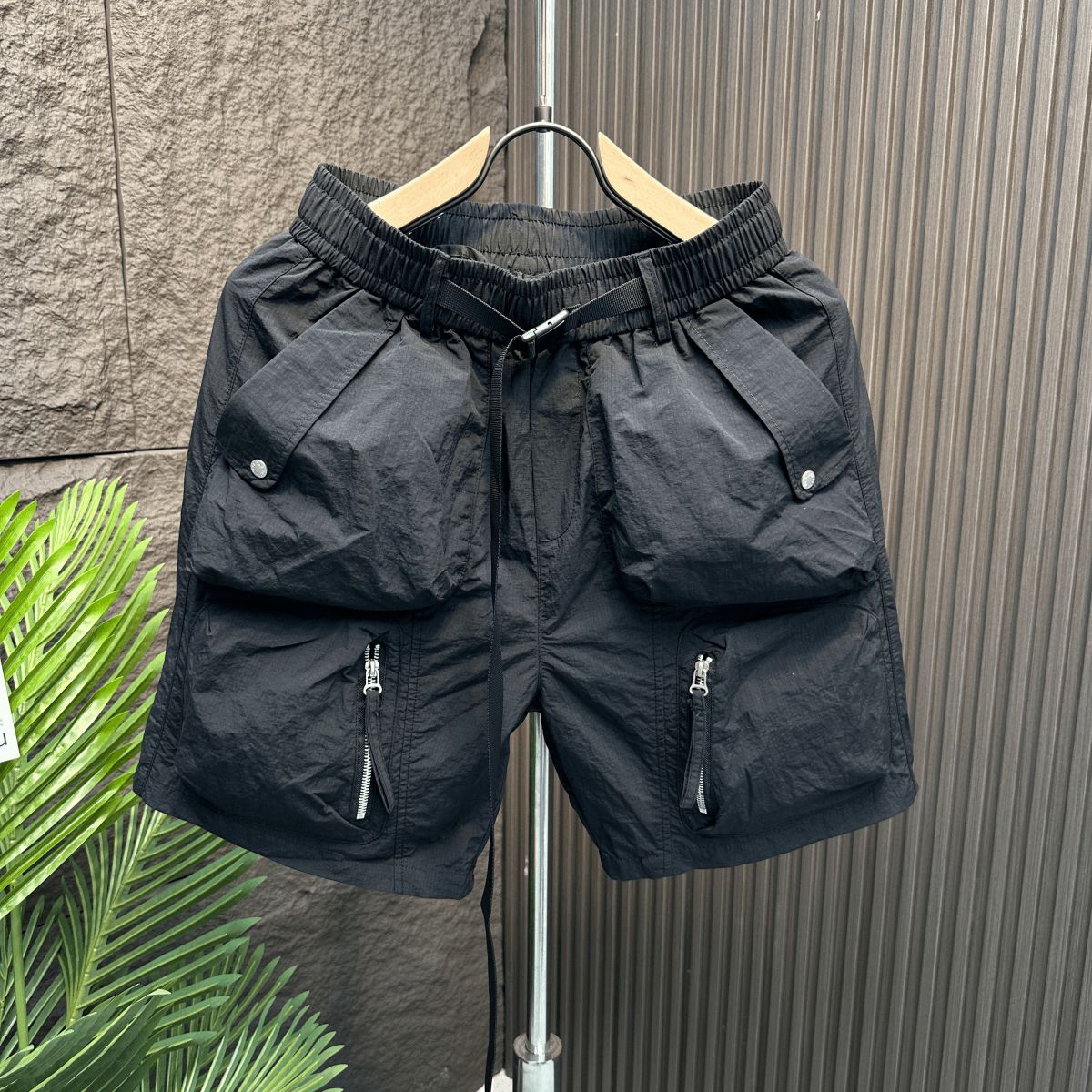 American Trendy Shorts Summer New Loose Multi-pocket Work Shorts Men Korean Style Casual Five-point Pants Men