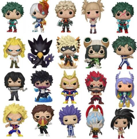 Bonecos de Vinil Anime My Hero Academia de Personagens Completos