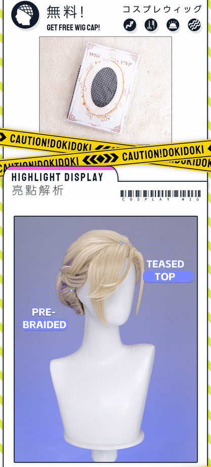 ?Ready for Ship?Idia Malleus Leona Vil Crowley Wig Game Cosplay DokiDoki Men 120cm Long Hair Fiber Idia Halloween  Free Wig Cap
