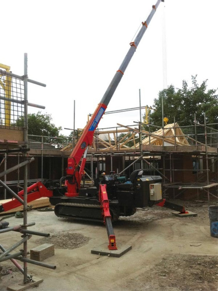 5 Ton Spider Crane with Modular Design, Quick-Change Attachments & Universal Tool Interface for Versatility