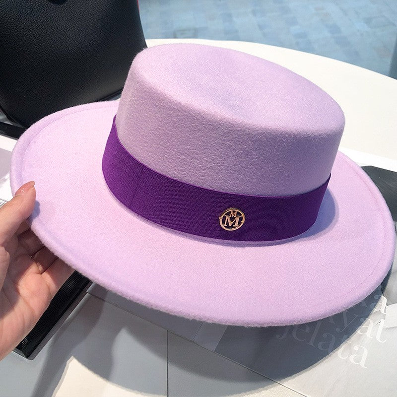 primavera outono moda praia 2025 Chapéu feminino fedora capela elegante Chapéu Panamá masculino fascinator Foto de casamento feltro Bowler novo