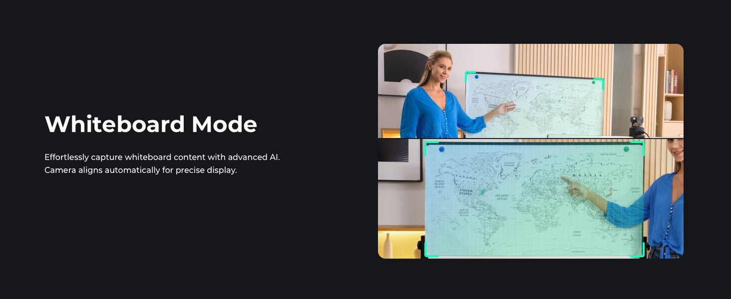 OBSBOT Tiny 2 Webcam 4K Voice Control PTZ, AI Tracking Multi-Mode & Auto Focus, Web Camera with 1/1.5" Sensor, Gesture Control,