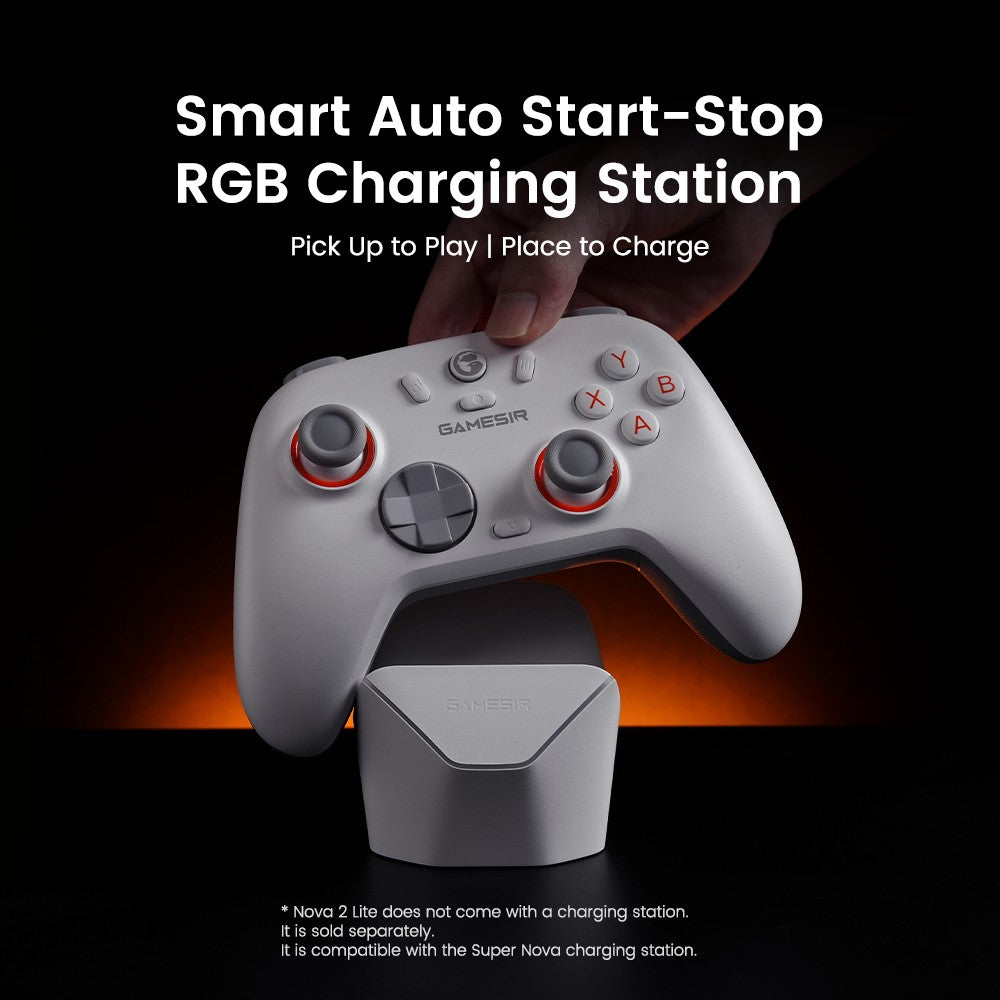 GameSir Nova 2 Lite Wireless Game Controller Switch Gamepad Hall Effect Joysticks Anti-Drift for Nintendo Switch / iPhone / Android / PC
