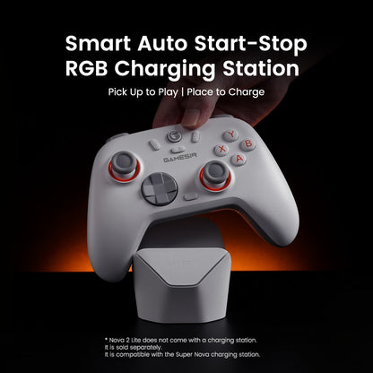 GameSir Nova 2 Lite Wireless Game Controller Switch Gamepad Hall Effect Joysticks Anti-Drift for Nintendo Switch / iPhone / Android / PC