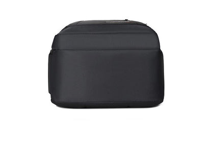 Spacious carry on backpack - adjustable shoulder straps, durable zipper closure, solid color design - perfect for travel, busine