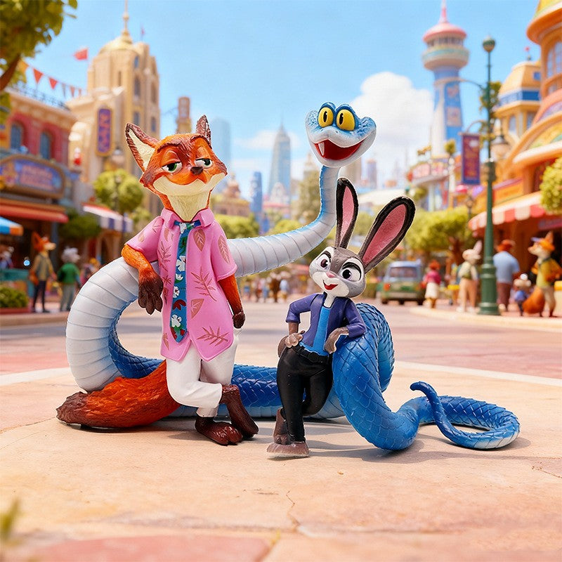 2025 Novo Filme Popular Zootopia 2 Periférico Boneco de Ação de Alta Qualidade Judy Nick PVC Brinquedo Estoque Limitado Frete Grátis