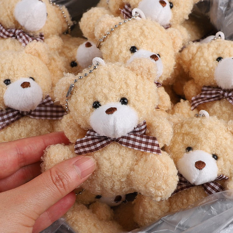 30pcs/10set Bear Gift with Organza Bag Thank You Card for Baby Shower Wedding Decoration Supplies Kids Birthday Party Guest Gift