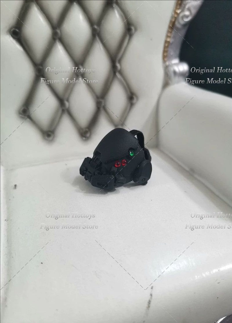 Em Estoque 1/12 Acessório de Cena de Soldado Máscara Preta Respirador Quadrado/Circular para Bonecos de Ação de 6 Polegadas Brinquedos