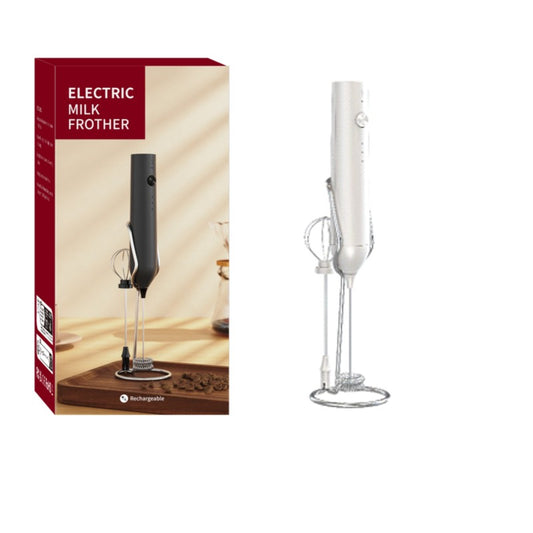 Batedor Poderoso de Cozinha Espumador de Leite Portátil para Lattes, Misturador de Bebidas Elétrico, Recarregável, Batedor de Ovos