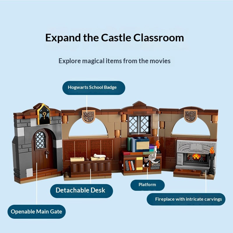 Blocos de montar Lego Castelo de Hogwarts 76445 Fênix de Dumbledore 76448 brinquedos infantis de montar presentes de Natal