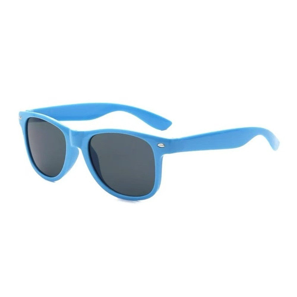 1/8pcs Neon Colors Party Sunglasses Black Studs Retro Unisex Rainbow Street Shot Gift Wedding Favors for Guests
