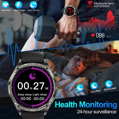 Smartwatch 2026 Novo Watch 6 Pro Masculino Tela HD AMOLED GPS Trajetória de Movimento Frequência Cardíaca Chamada Bluetooth SmartWatch IP68 à prova d'água