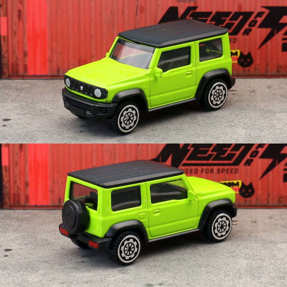 1/48 Suzuki Jimny Carro de Brinquedo Modelo CCA MSZ 1:64 Veículo Diecast Miniatura Rodas Livres Coleção Adequado para Hot Wheels Presente Criança
