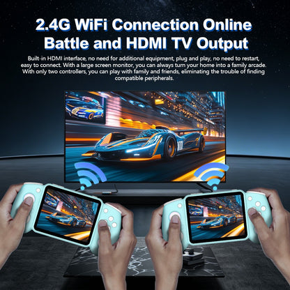 AISLPC RG43H PRO Retro Handheld Game Console 22000+Games Dual System 4.3‘’IPS Screen 2.4G WiFi Online Play Portable Game Player