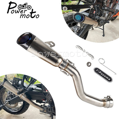 Motorcycle Complate Slip On Muffler Exhaust Pipes For Harley Pan America 1250 RA1250S RA1250 Motorcycles Exhaust Mufflers 21-24
