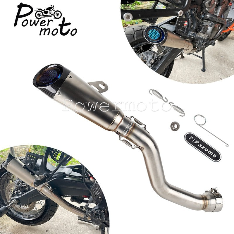 Motorcycle Complate Slip On Muffler Exhaust Pipes For Harley Pan America 1250 RA1250S RA1250 Motorcycles Exhaust Mufflers 21-24