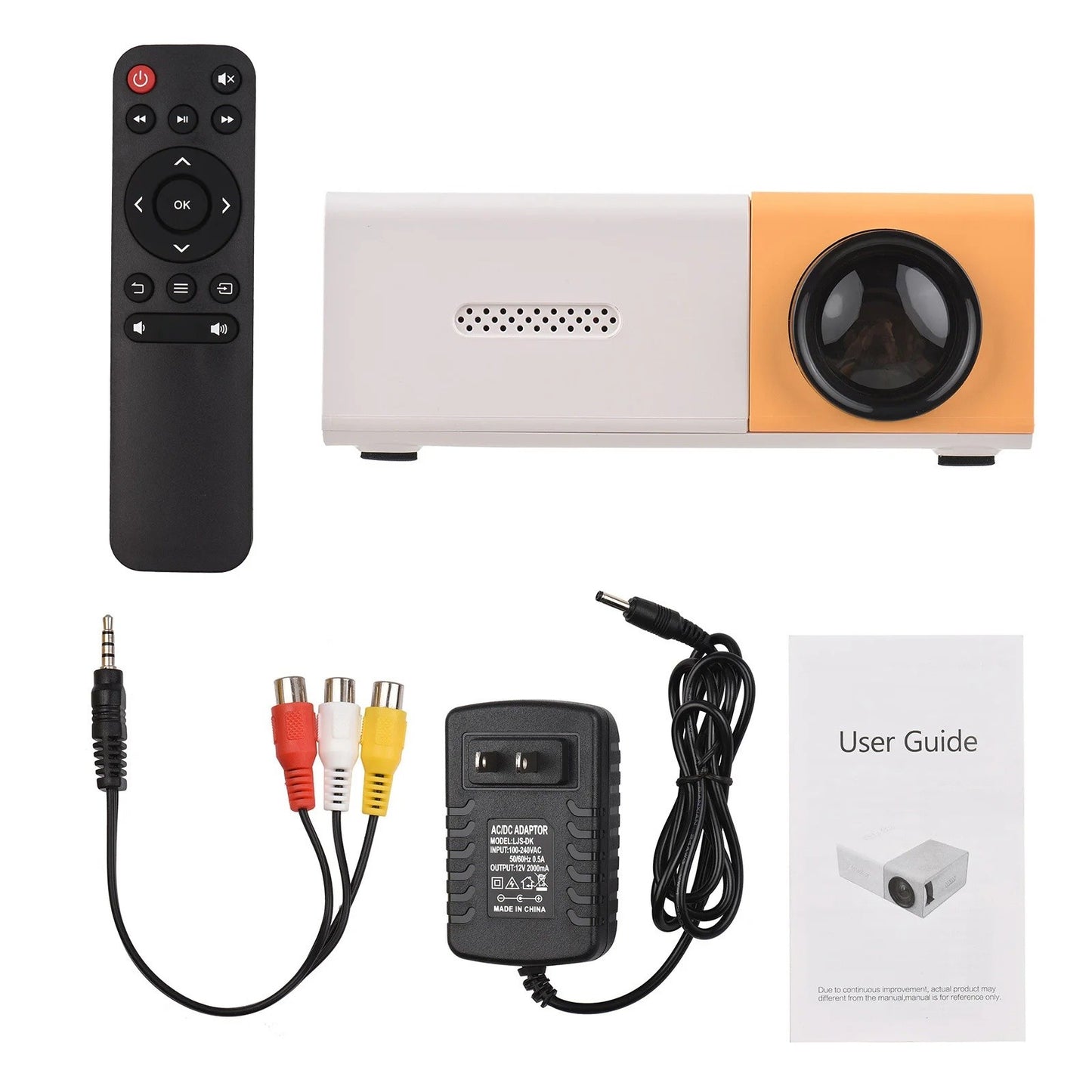 Mini Projetor Portátil YG300 LED Externo Mini HD 1080P Projetor Móvel Projetor Infantil Mini Projetor Portátil Ultraclaro