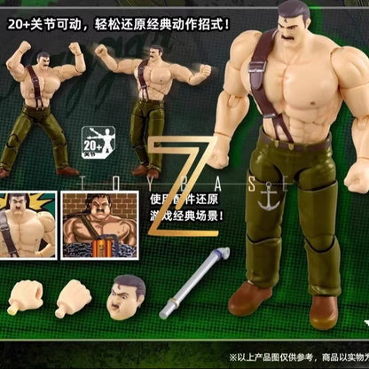 Pronta Entrega 52toys Capcom Final Fight Boneco de Ação 3.75 Polegadas Brinquedo Modelo Soldado Legal para Amantes de Jogos Decoração Menino Presente Surpresa