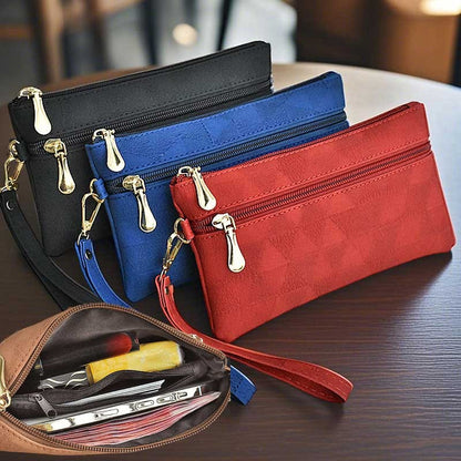 High Quality Fashion Women Large Capacity Wallets Lady Long Big Zipper Purse Female Money Bag Phone Clutch Walet Wristlet?