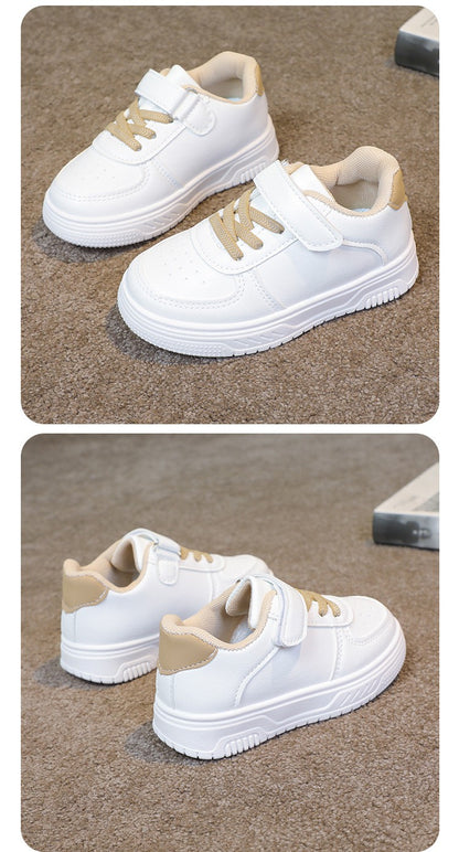 2025 Girl shoe spring Autumn Boy White Shoe Casual Running kid Shoe Anti Slip Soft Sole Sneaker kid tenis Hot selling item