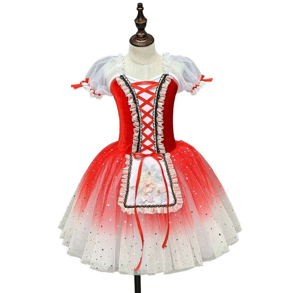 Children's ballet skirt, girls' dance skirt, campus dance program, ballet dancer costume, stage collective performance costume