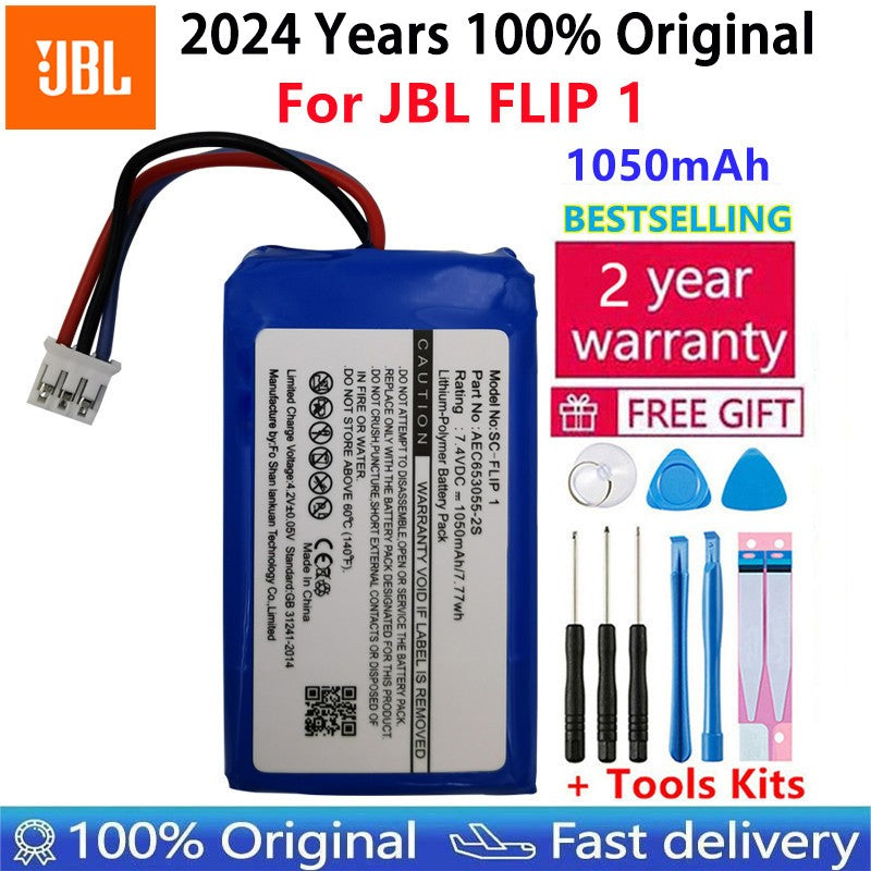 Bateria de substituição de alto-falante original de 2024 para JBL Link 10 20 G03 Clip Charge Boombox Pulse Xtreme Flip 1 2 3 4 5 6 Bateria
