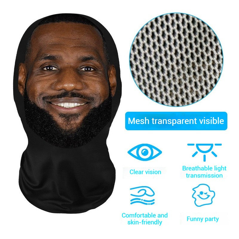 3D Mask Realistic Face Masks Mascaras Realistic Mask Cosplay Prop Funny Mesh Mask Full Face Headwear Mascaras Realistas De Caras