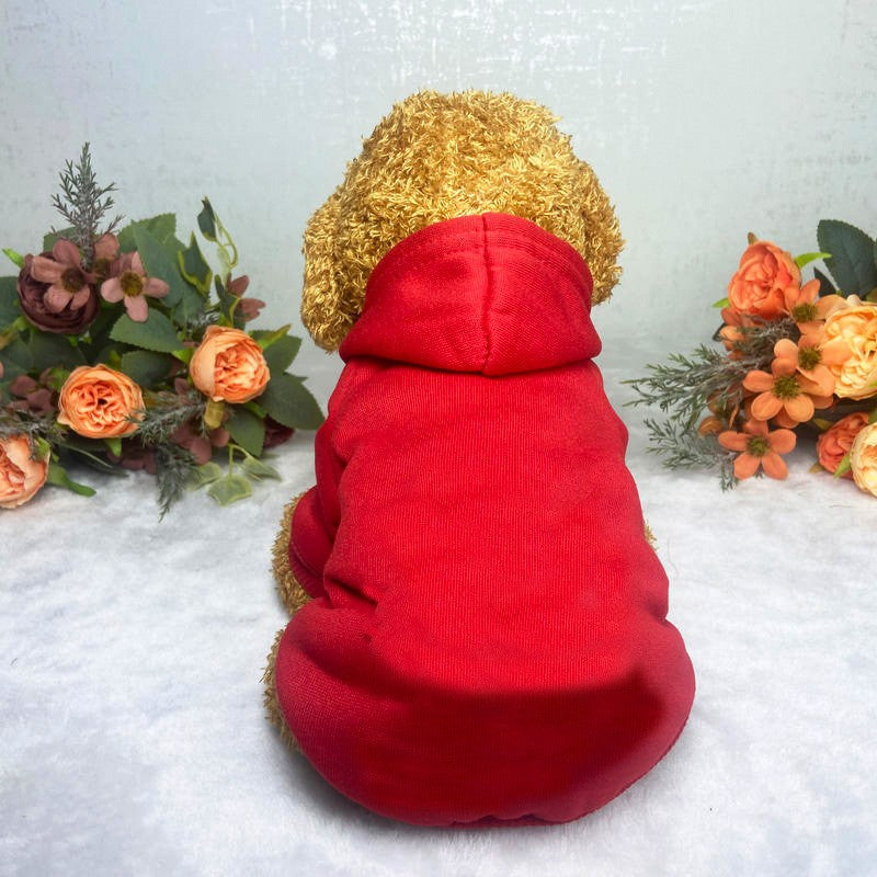 Moletom com Capuz de Inverno para Cães, Blusão Esportivo Quente, Roupa para Cães Pequenos, Médios e Grandes, Moletons com Capuz para Filhotes