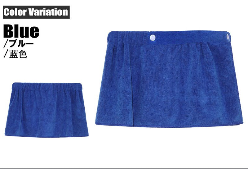 Sexy Sleep Bottoms Man Microfiber Pajamas Men Nightwear Short towel Pants Side Split Bathrobe Culottes Soft Thick