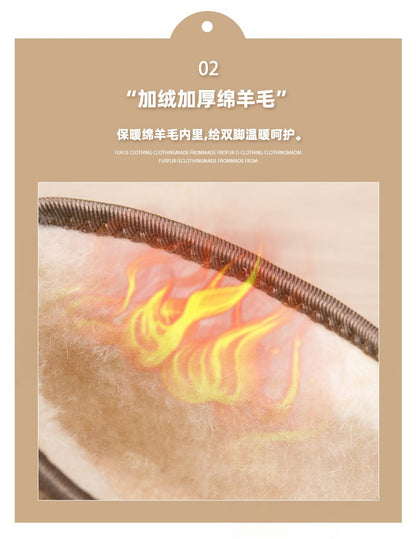 Winter Women's Boots Warm Plush New Platform Snow Boots Anti Slip Waterproof Comfort Lightweight Indoor Casual Warm Cotton Shoes