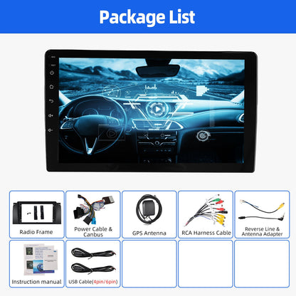 4+64GB For BMW E38 E39 E53 X5 Apple Carplay 9" Android 15.0 Car Stereo Radio Touch Screen GPS Navigation WiFi SWC BT FM+DVR&CAM