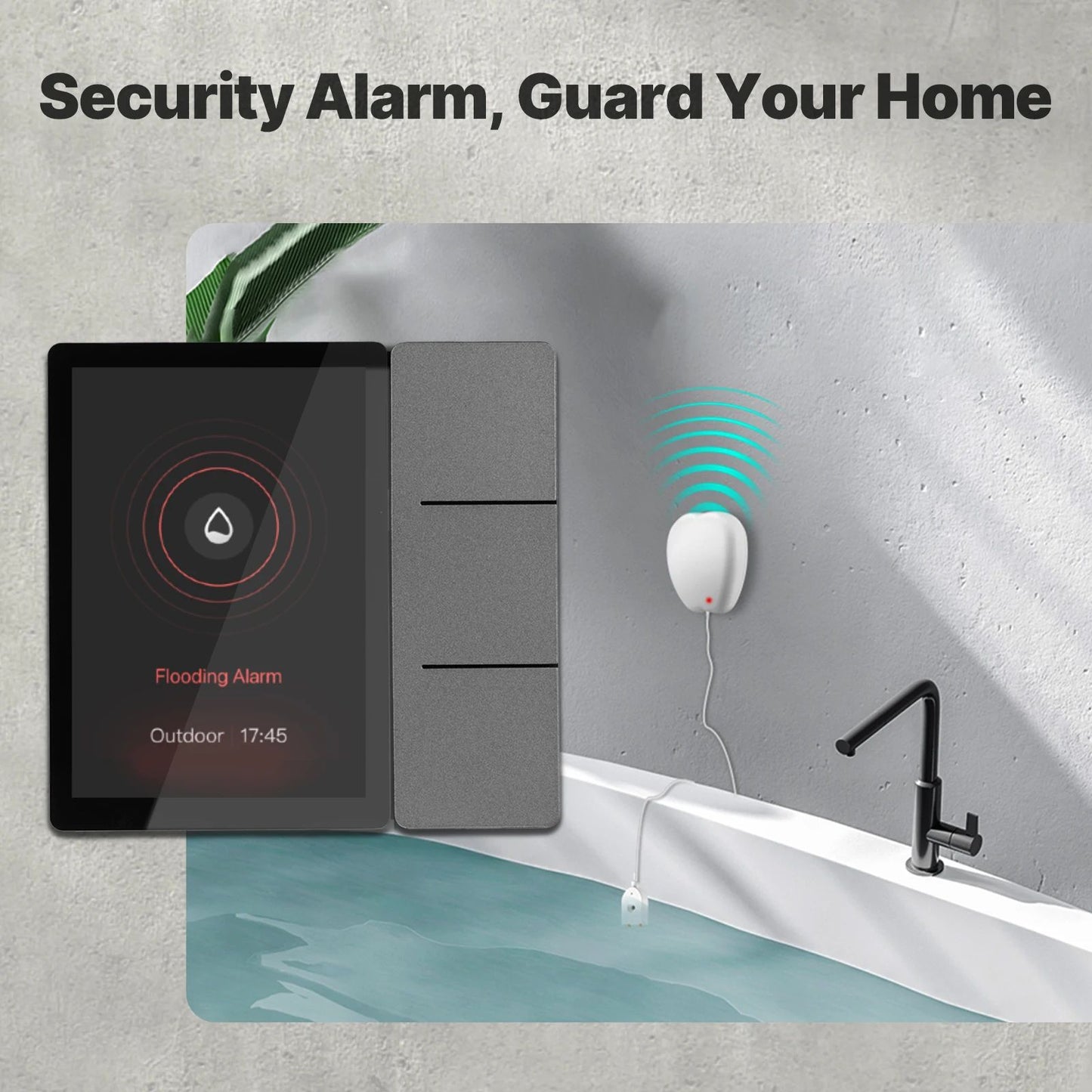 MOES Tuya WiFi Painel de Controle Central Inteligente de 3,5 polegadas Tela Central Bluetooth Sigmesh Hub com 3 Relés Integrados e Botões Físicos
