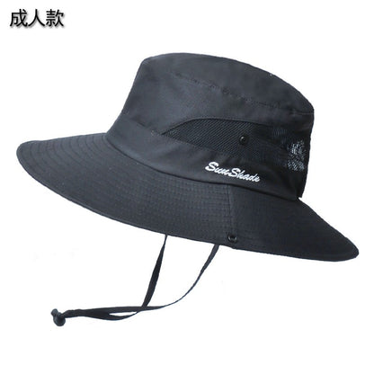 Women Ponytail Fisherman Hat Waterproof Sun Cap Pure Color Outdoor Travel Fishing Climbing Hiking Large Brim Bucket Hat undefine