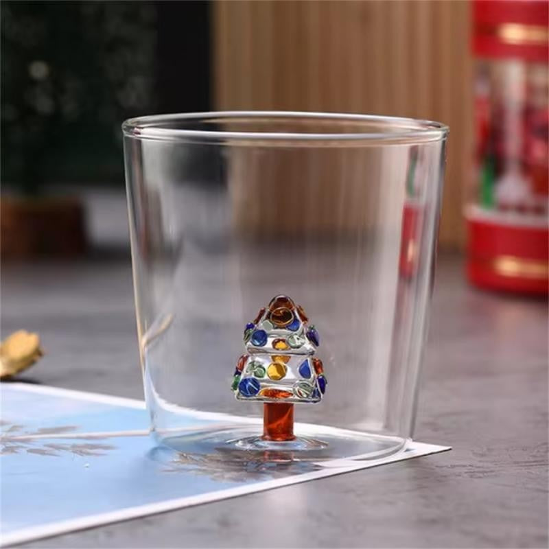 Copo de Vidro Formato de Animal 3D Desenho Animado Copos de Vidro Fofos para Casa Água Café Copo de Camada Única com Hóspedes Suco Bebida Fria Copo