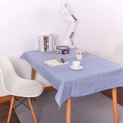 Table Cloth for Home Linen Cotton Plaid Stripe Dining Tablecloth Kitchen Decorative Rectangular Coffee Cuisine Party Table Cover