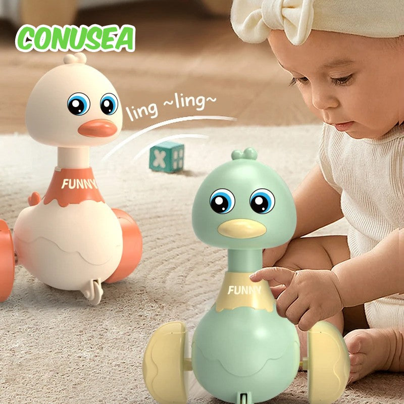 Brinquedo de Polvo Andador e Dançarino de Desenho Animado Brinquedos Educativos para a Primeira Infância com Luzes e Música Jogos para Bebês, Crianças, Meninos e Meninas