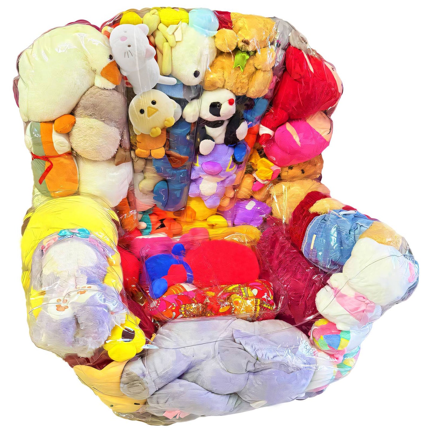 Plush Toy Stuffed Bean Bag Clear Sofas Chair Cover Large Zipper Lazy Seat Storage Child Adult Tatami No Filler Included