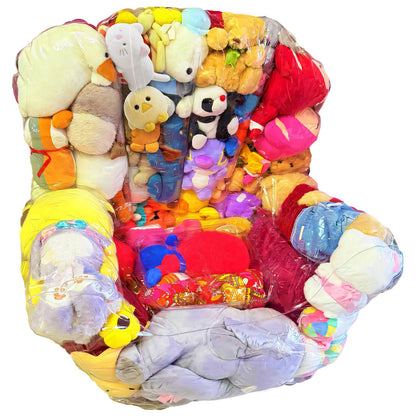 Plush Toy Stuffed Bean Bag Clear Sofas Chair Cover Large Zipper Lazy Seat Storage Child Adult Tatami No Filler Included