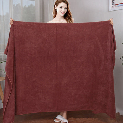 Extra large 120X200cm microfiber bath towel-super absorbent, soft and quick-drying, multi-purpose travel, sports, beauty salon