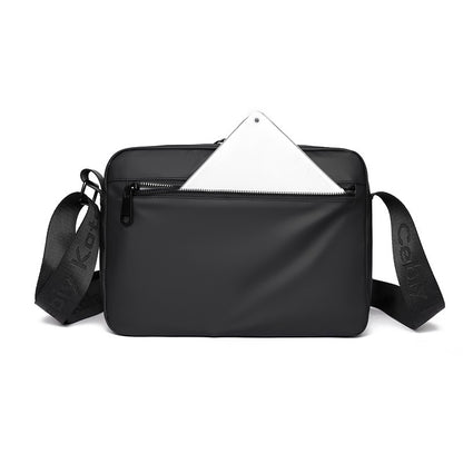 Basic style of men's shoulder bag, suitable for daily commuting - adjustable strap, Mailman bag - business leisure shoulder bag