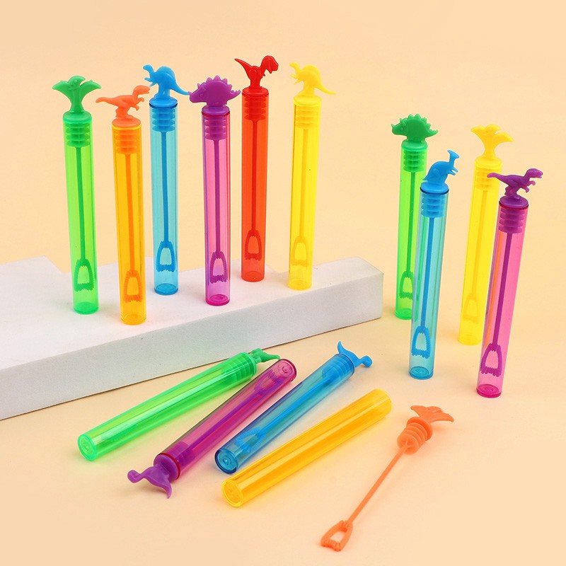 10/20/30Pcs Dinosaur Bubble Tube Empty Soap Bubble Bottle Toys for Kids Birthday Party Favors Wedding Guest Gifts Baby Shower