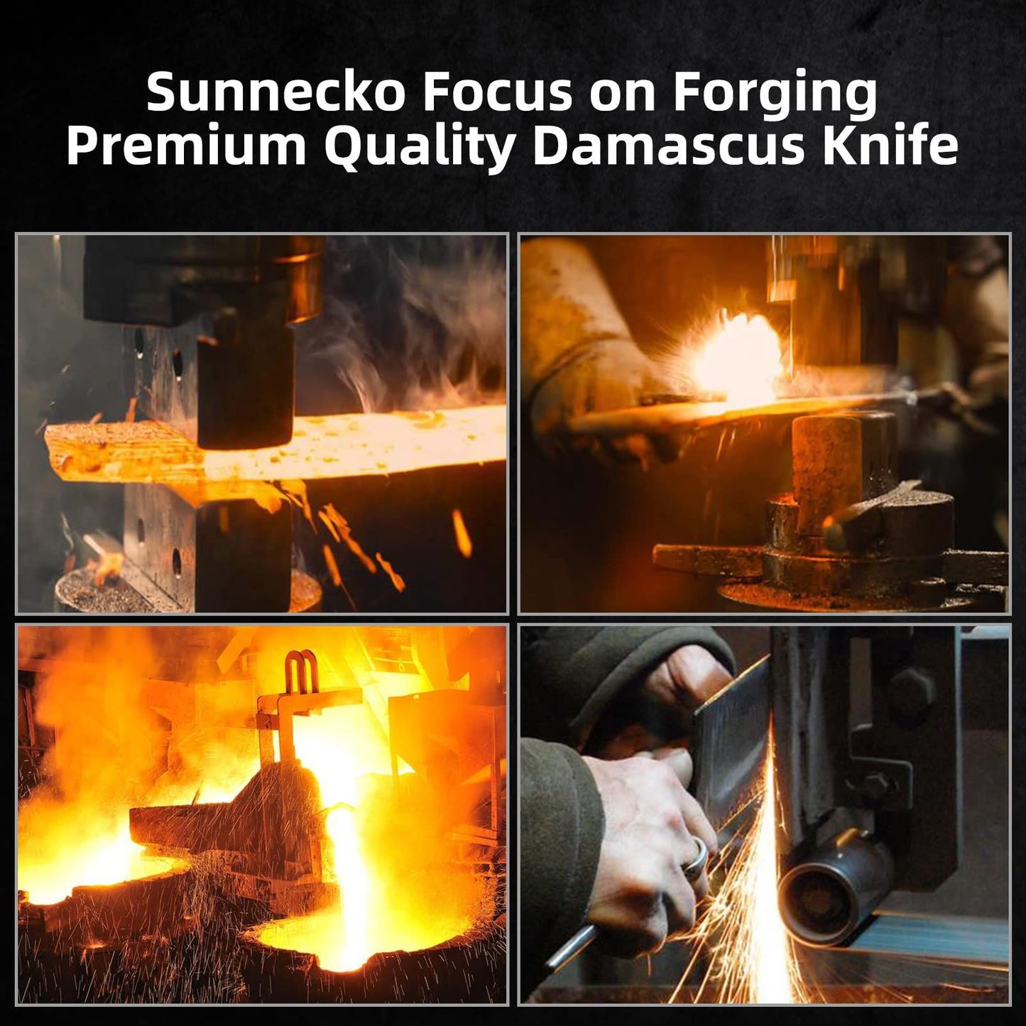 Facas de chef Sunnecko Damascus 1-7 peças/conjunto Faca de corte de carne de aço VG10 de alto carbono Faca de cozinha de corte utilitária ultra afiada