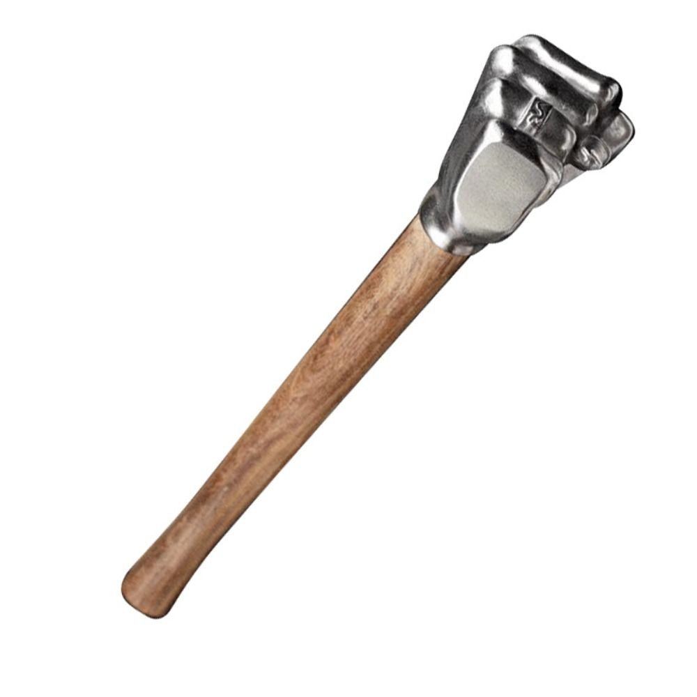 Martelo de Punho em Aço Inoxidável com Design Compacto, Cabo Ergonômico Antiderrapante, Função Versátil, Ferramenta de Hardware para Trabalhos Pesados