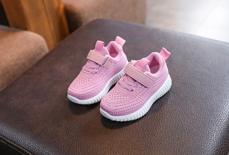Spring Kid Shoes New Fashion Versatile Girl Sneakers Comfort Soft Sole Anti Slip Simple Boy Shoe Breathable Classic Casual Shoes