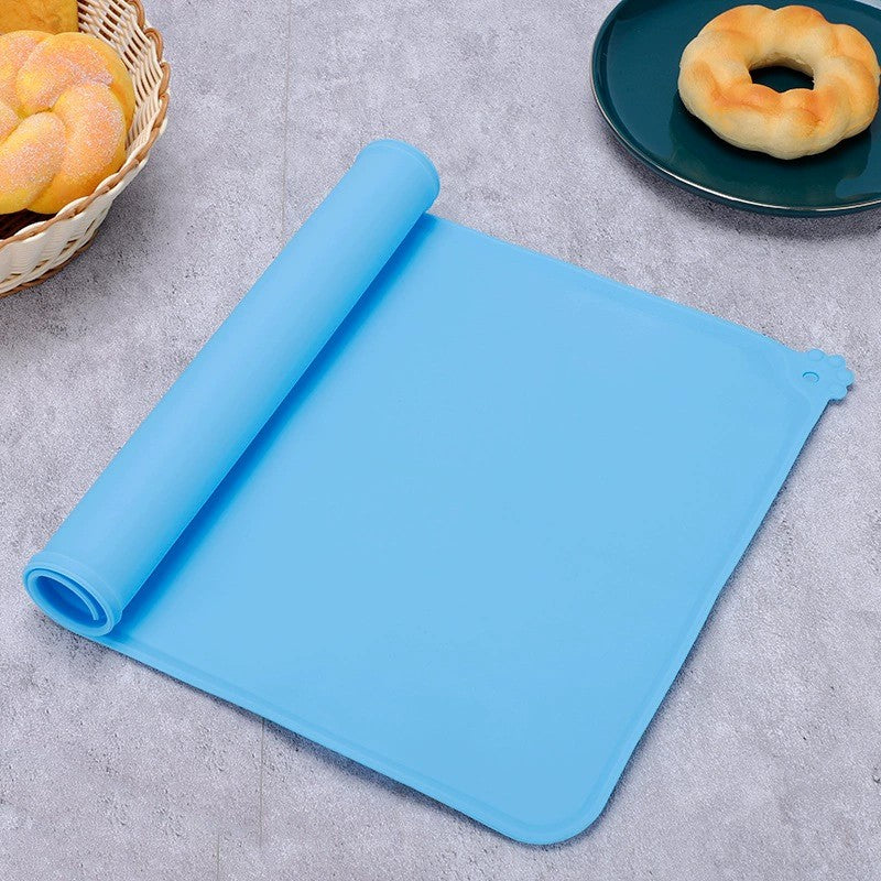 Tapete de Silicone Antiderrapante para Comida de Animais de Estimação Tapete Impermeável para Tigela de Cães Gatos Comedouro de Água Antiderramamento Proteção de Chão de Inverno