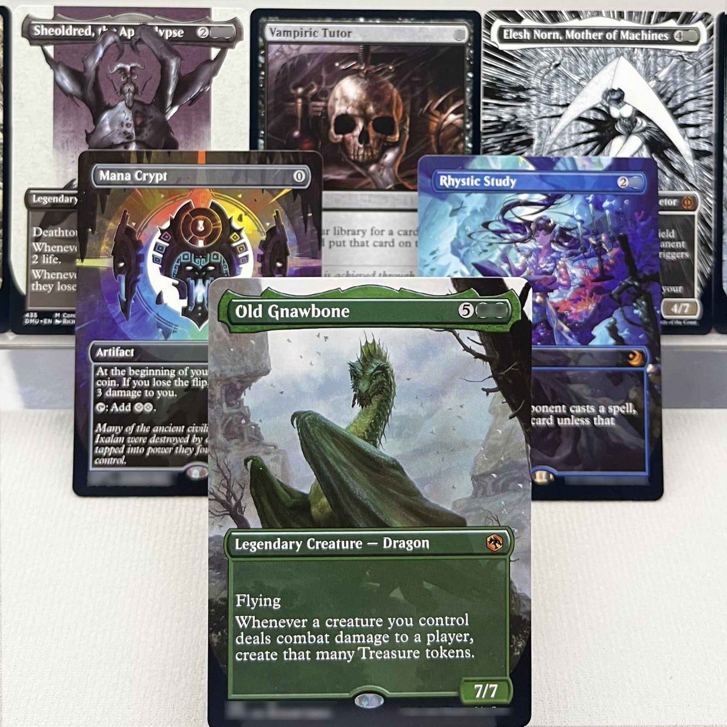 AFR C19 CC1 WOT DMR DMU ONEHOLO12-002 cartas mágicas tiamat Tcg proxy Extorsionista do Cais Tutor Mundano Coleta Sufocante