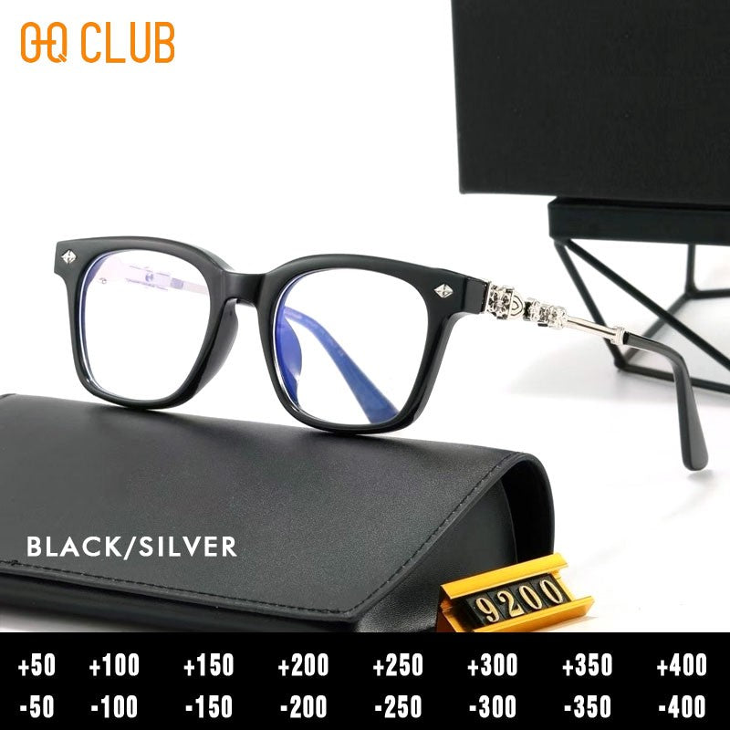 O-Q CLUB Reading Glasses for Men Optical Lenses With Medical Recipe Womens Sunglasses Women Women's Eyeglass Frame Shades Female