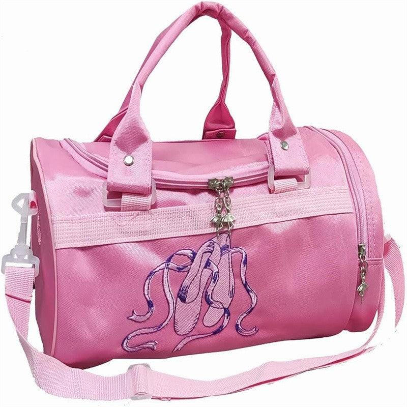 Shoulder Ballet Dance Bags Pink Girls Ballet Sports Dance Shoulder Bag Rucksack Embroidered Bags For Child Girls